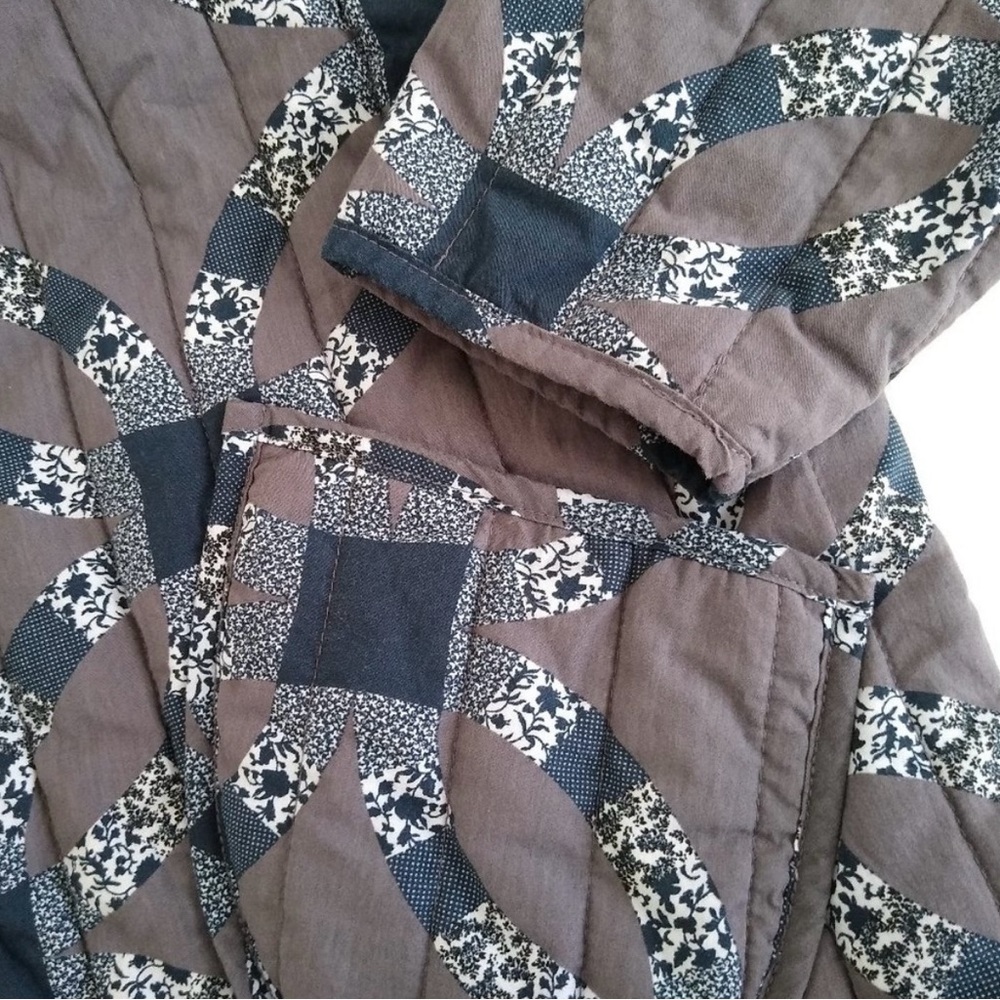 Universal Thread Blue Quilted Jacket Medium - image 6